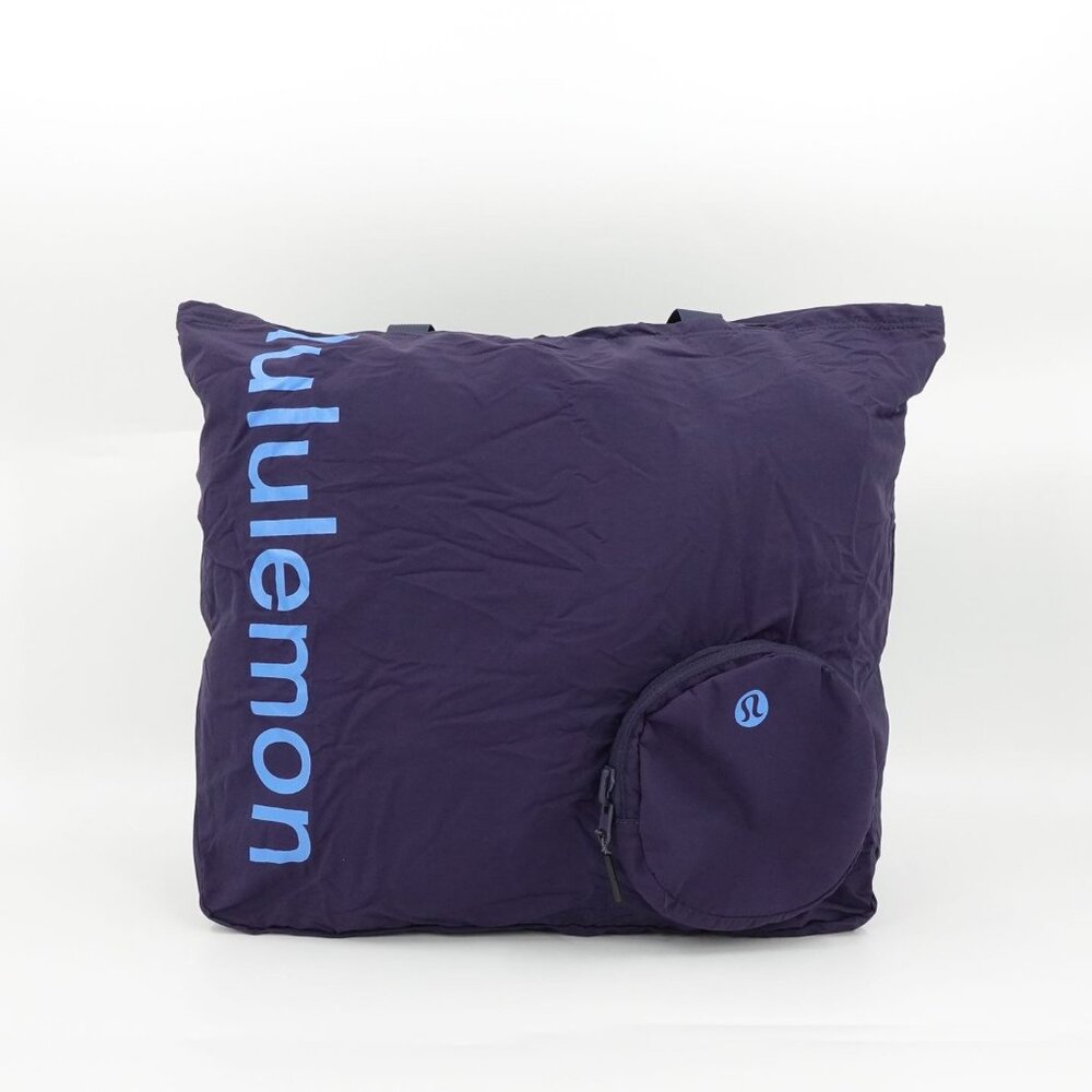 Lululemon Packable Large Tote 30L Night Sea Blue OS - Picture 4 of 16